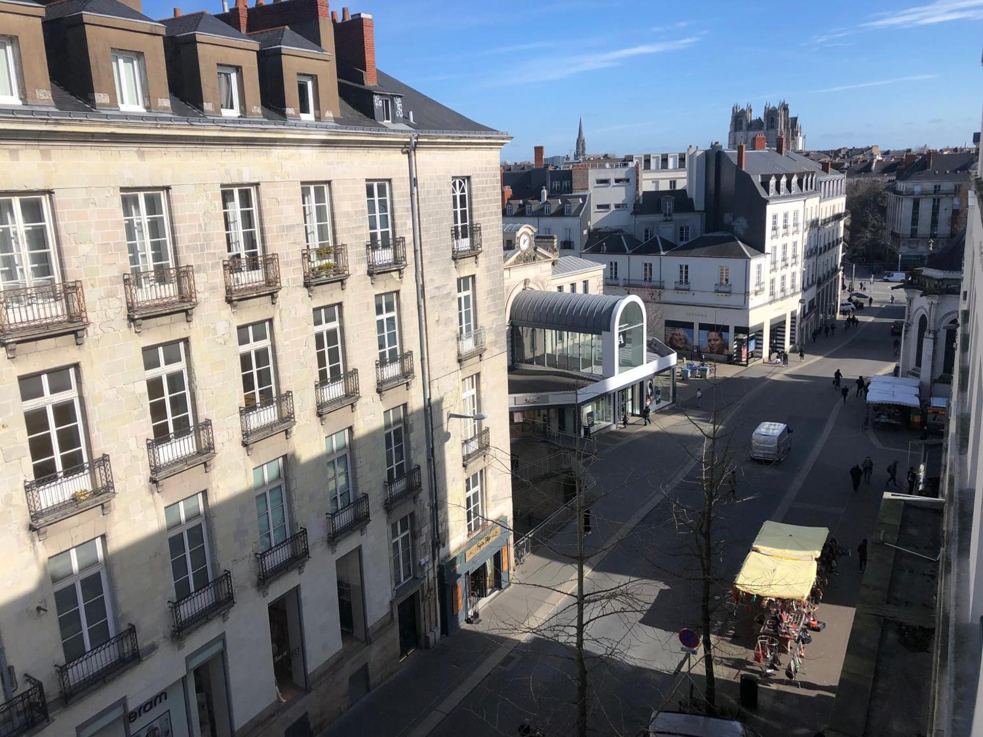 Appt 3 Chambres Hyper Centre Tres Calme Tres Clair Quartier Place Royale, Parking Gratuit Nantes Eksteriør billede